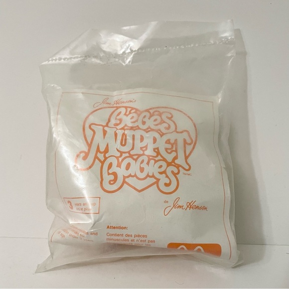 Vintage McDonald's Happy Meal Toys Muppet Babies Fozzie Bear With Horse - Picture 10 of 11